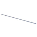 Kit Binario per Porta Scorrevole in Lega d'Alluminio 200x3.15x2.5 cm 