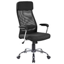 Sedia Poltrona Presidenziale da Ufficio in Rete Tosini Huston Nera