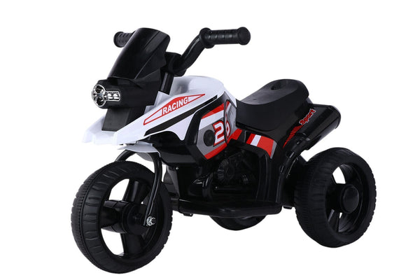 Moto Elettrica per Bambini 6V 3 Ruote con Suoni e Luci Bianco prezzo