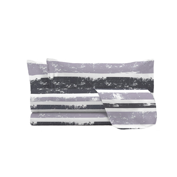 Set Lenzuola con Stampa Sopra Sotto e Federe Linea River Oka Varie Misure online