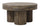 Table basse Ø75x41h cm Dacca Marron