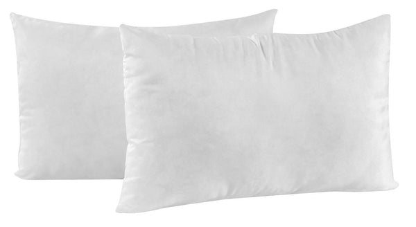 acquista Paire de taies d'oreiller 52x82 cm en microfibre uni blanc