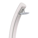 Doccia Solare da Giardino 40 L in Polietilene HD Rio XXL Bianco  