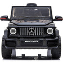 Macchina Elettrica per Bambini Licenza Mercedes-Benz G63 AMG 12V Telecomando e Soft Start Nero 