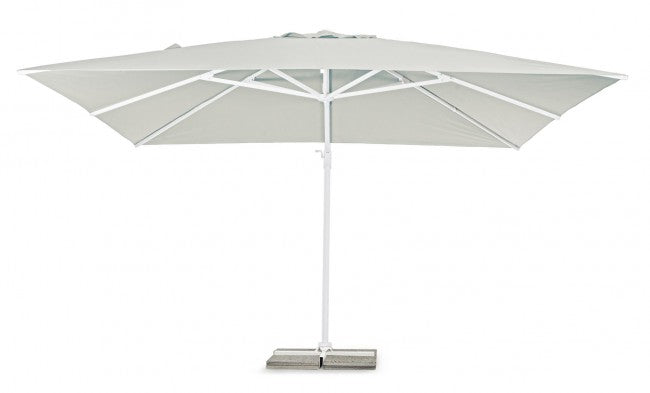 Ombrellone da Giardino Decentrato 4x4x2,93h m Eden Bianco 