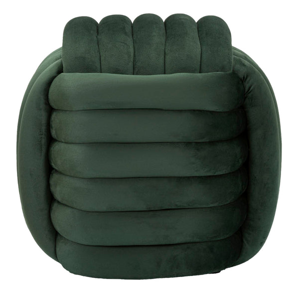 Puff Softy Verde 45x45x45 cm in MDF e Cotone e Poliestere Verde acquista