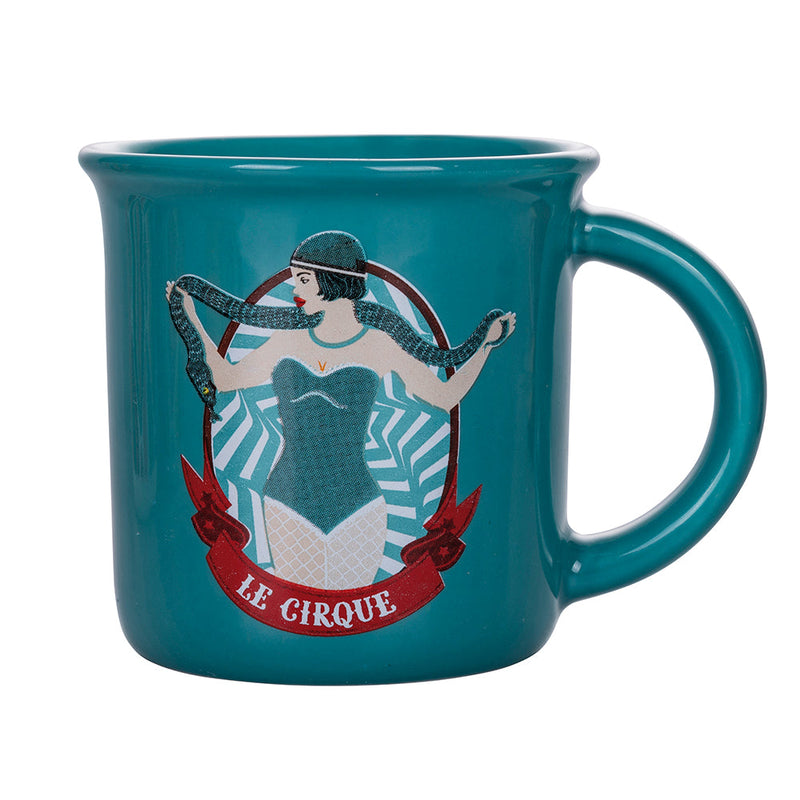 Set 6 Tazzine da Caffè Ø6,5x6,3 cm in Bone China VdE Tivoli 1996 Le cirque