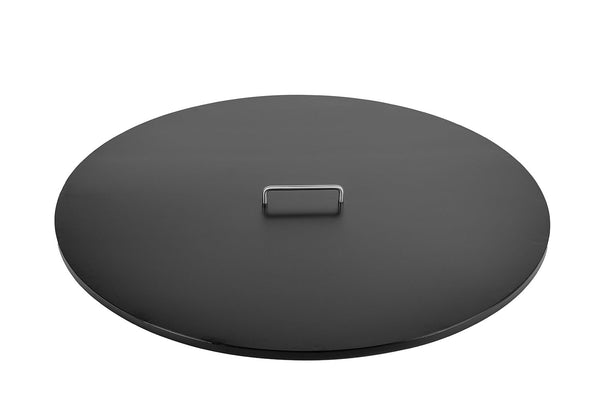 Coperchio per Barbecue a Legna Ø100x5 cm in Acciaio Nero Alta Temperatura prezzo