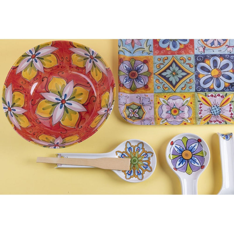 Poggiamestolo 27,8x12,4x3,5 cm  in Ceramica VdE Tivoli 1996 Infinito Procida