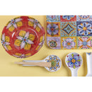 Poggiamestolo 27,8x12,4x3,5 cm  in Ceramica VdE Tivoli 1996 Infinito Alicudi