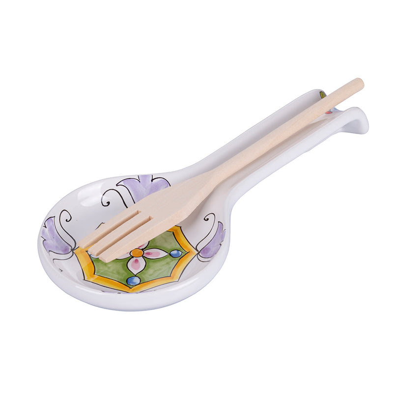 Poggiamestolo 27,8x12,4x3,5 cm  in Ceramica VdE Tivoli 1996 Infinito Bergeggi