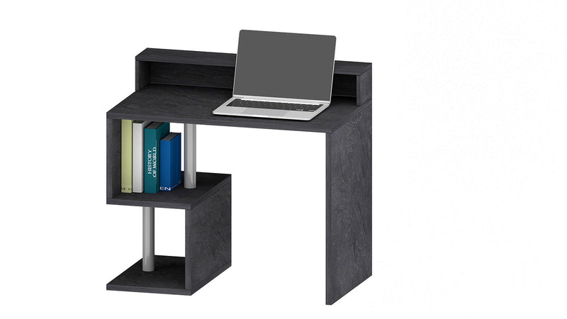 Scrivania a Giorno 100x50x92,5 cm Esse Report Grigio  