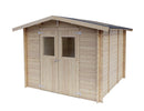 Casetta Box da Giardino 249x249x180-204A cm Bh25 Forrest in Legno di Abete PEFC 