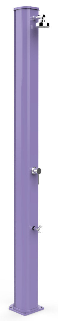 Doccia Solare da Giardino 40L Miscelatore e Lavapiedi Arkema Big Jolly Viola acquista