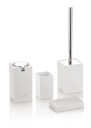 Set 4 Accessori da Bagno in Resina TFT Accessories Elfo Bianco