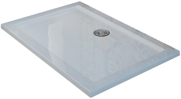 online Receveur de Douche Acrylique Fosterberg Floret 3 Blanc Brillant Différentes Tailles