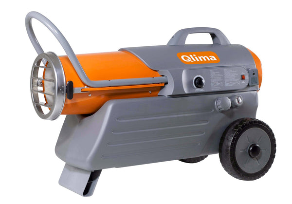 Générateur d'air chaud kérosène/diesel 41kW Qlima DFA4100 orange et gris prezzo