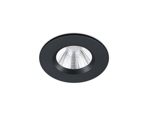 online Éclairage intérieur LED encastré en métal noir mat