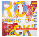 Dipinto su Tela Music 5 100x3,5x100 cm in Legno e Canvas