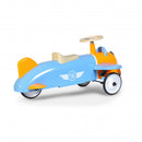 Auto Cavalcabile Aeroplano Vintage per Bambini Baghera Speedster Sky Blu