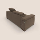 Divano Letto 3 Posti 200x100x95 cm in Tessuto Marrone