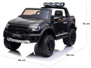 Macchina Elettrica per Bambini 12V 2 Posti con Licenza Ford Raptor Ranger Nera