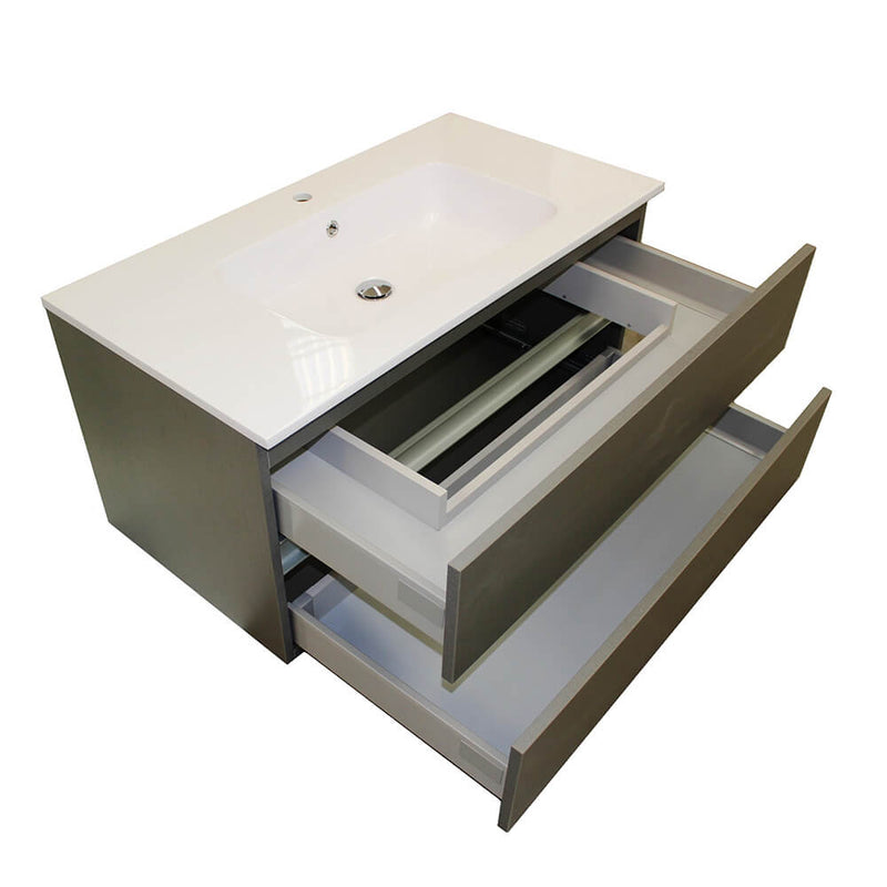 Mobile da Bagno sospeso Bali 01C Twist Piombo TFT