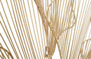 Pannello Glam Leaf 69x5x62 cm in Ferro Oro