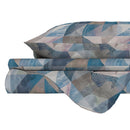 Copripiumino con Stampa sul Sacco e Federe Linea River Sepik Blue Varie Misure