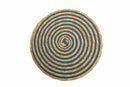 Tovaglietta Tonda in Rafia Ø38 cm Villa d'Este Home Tivoli Spiral