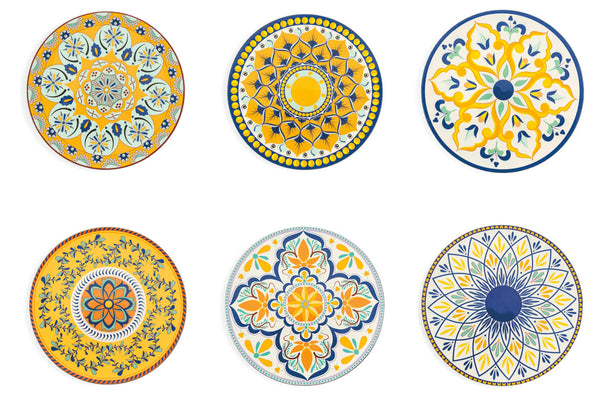 acquista Lot de 6 sets de table ronds Ø33 cm VdE Tivoli 1996 Sicilia