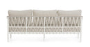 Divano da Giardino 3 Posti con Cuscini 205x75x85h cm in Alluminio e PP Fenix Vapor 