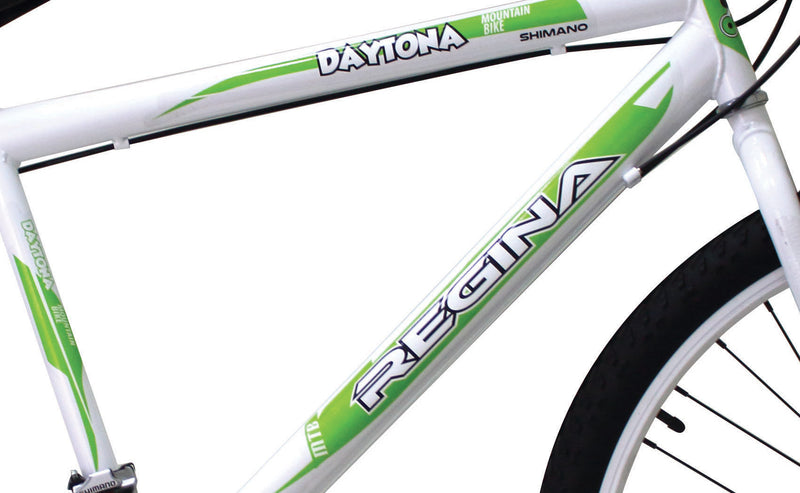 Bicicletta Mountain Bike MTB Ragazzo 24" 21V Kidfun Daytona Bianca