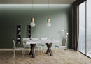 Tavolo 180x90x77 cm Traffic Fix Bianco Frassino