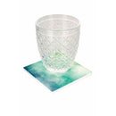 Set 4 Sottobicchieri 10x10x1 cm  in Ceramica VdE Tivoli 1996 Shades of Ocean