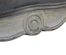 Poltrona Coreen in Velluto Taupe 61x61x71 h cm in Legno Tortora