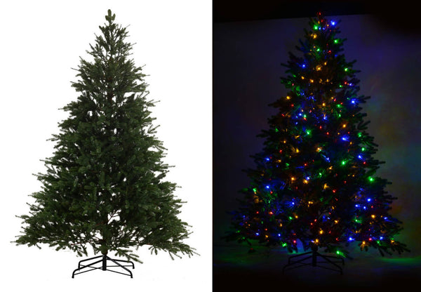 Sapin de Noël Lumineux 350 LED H225cm Vert Adami online