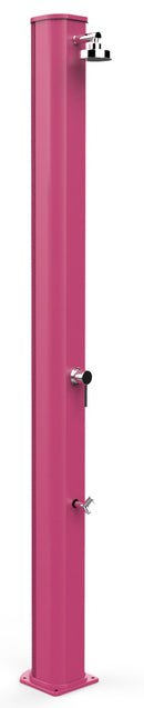 Doccia Solare da Giardino 40L Miscelatore e Lavapiedi Arkema Big Jolly Fuxia