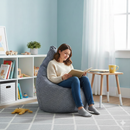 Poltrona Pouff in poliestere 80x120cm Poule Piccolo Avalli