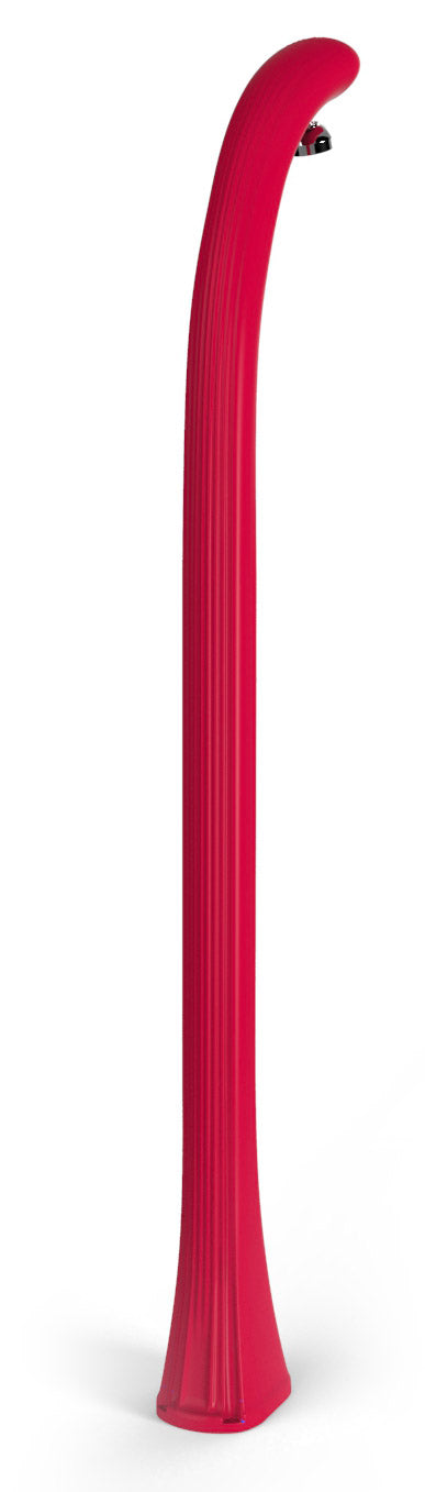 Doccia Solare da Esterno Giardino 20L Miscelatore e Lavapiedi Arkema Happy One Cherry