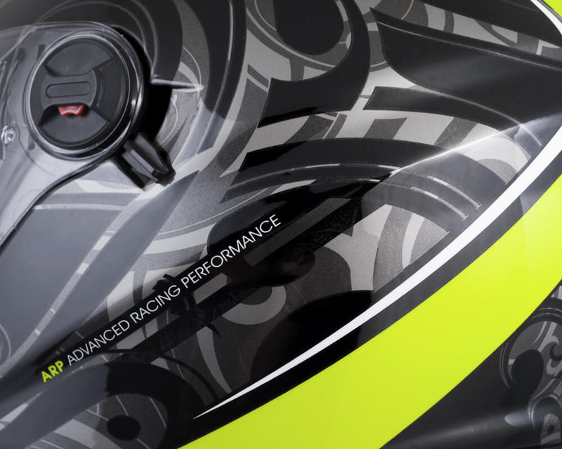 Casco Integrale per Scooter Visiera Lunga CGM Los Angeles 308G Giallo Fluo Varie Misure