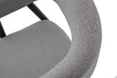 Set di 2 Sedie in PU Morbido 79x56x54cm TFT Chair Grigio