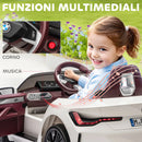 Macchina Elettrica per Bambini 12V con Licenza BMW I4 Bianca