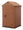 Abri de jardin pour outils 125,8x117x205 cmin Evotech+ Keter Darwin 4x4 Marron