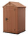 Abri de jardin pour outils 125,8x117x205 cmin Evotech+ Keter Darwin 4x4 Marron