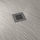 Piatto Doccia in Pietra  Pedrinelli Ardesia Stone Side Grigio Varie Misure