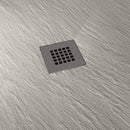 Piatto Doccia in Pietra  Pedrinelli Ardesia Stone Side Grigio Varie Misure