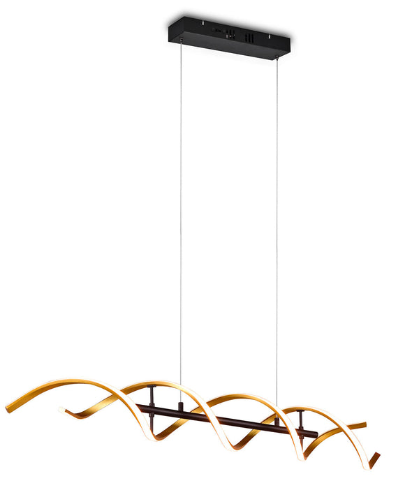 prezzo Lampada a Sospensione da Interno a LED in Alluminio Oro