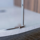 Box Doccia Semicircolare 2 Ante Scorrevoli in Cristallo Acidato 6mm H195 Bonussi Lucy Varie Misure