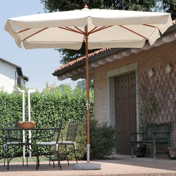 Parasol central de jardin en bois écru Bauer Island 2x3m acquista